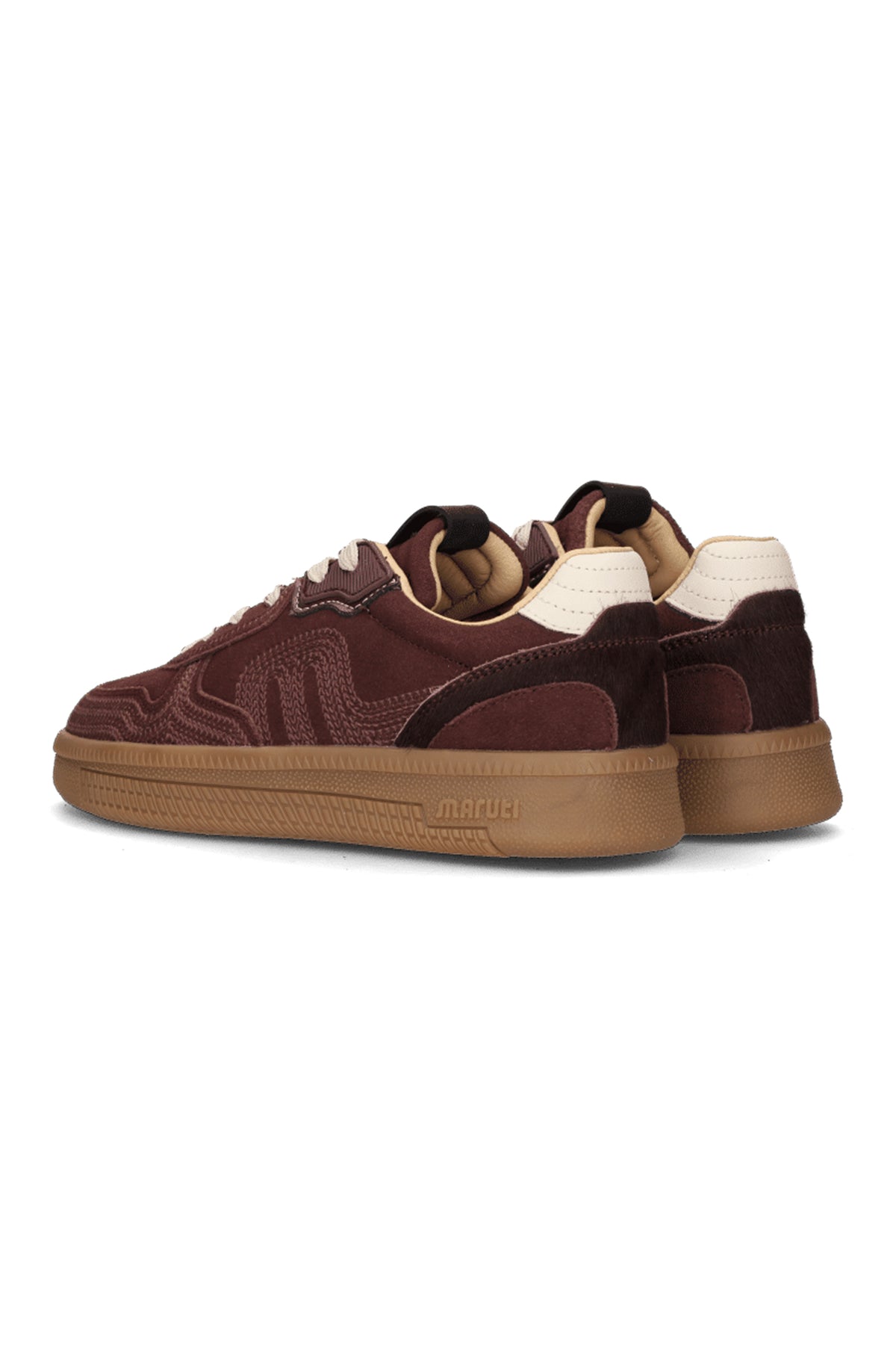 Maruti YALE Burgundy Bordo Trainers 66.1844.05, back view