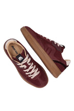 Maruti YALE Burgundy Bordo Trainers 66.1844.05, top and side view