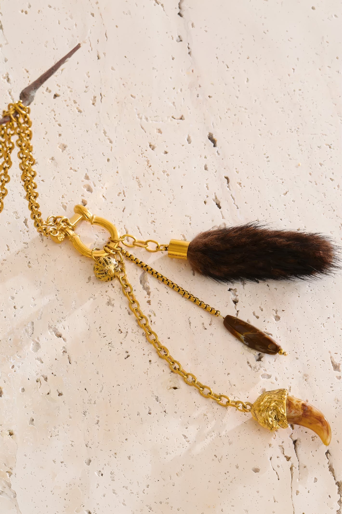 Misgraceful 18k Gold Plated Boho Long Vintage Charm Necklace