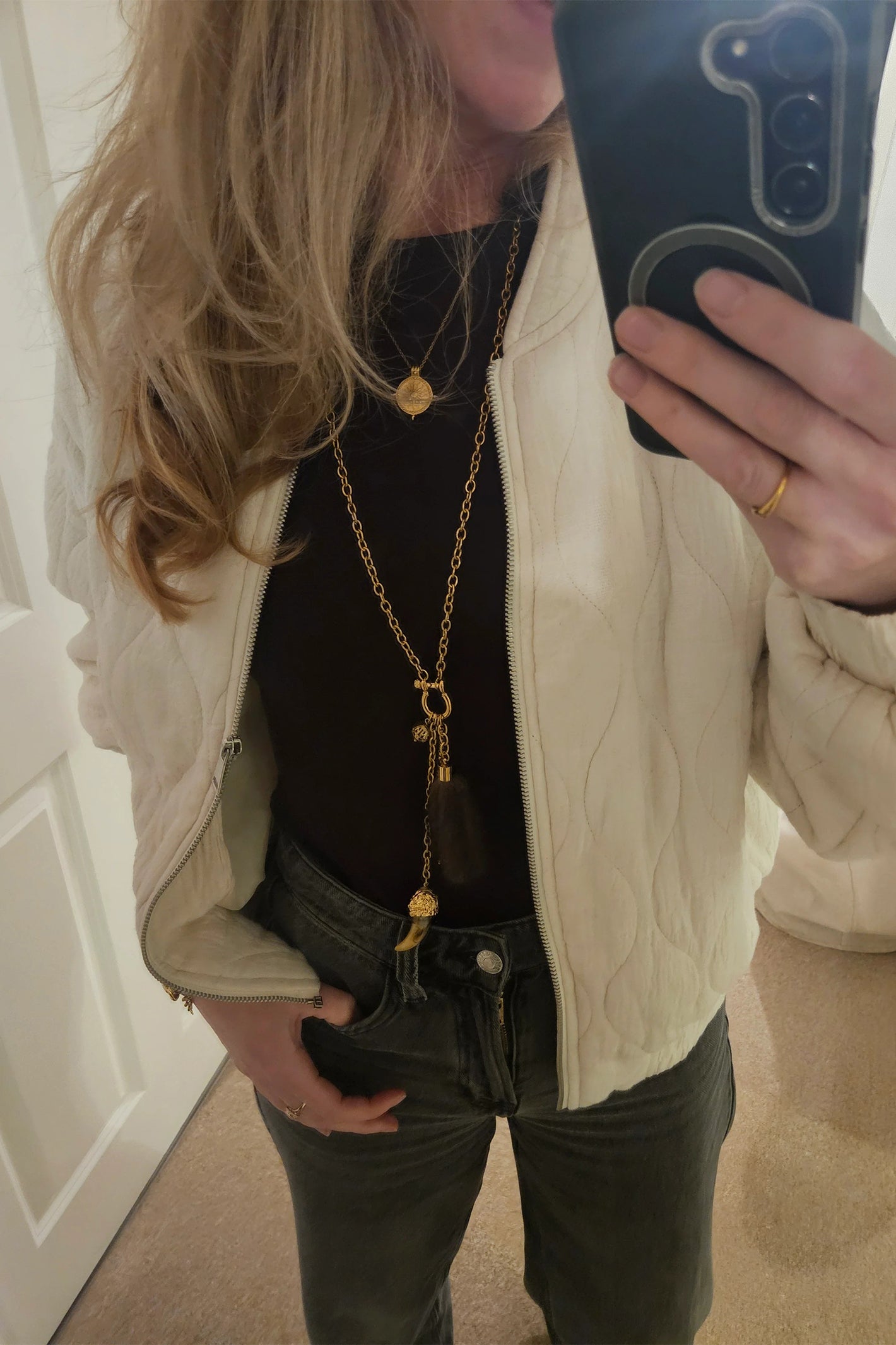 Misgraceful 18k Gold Plated Boho Long Vintage Charm Necklace