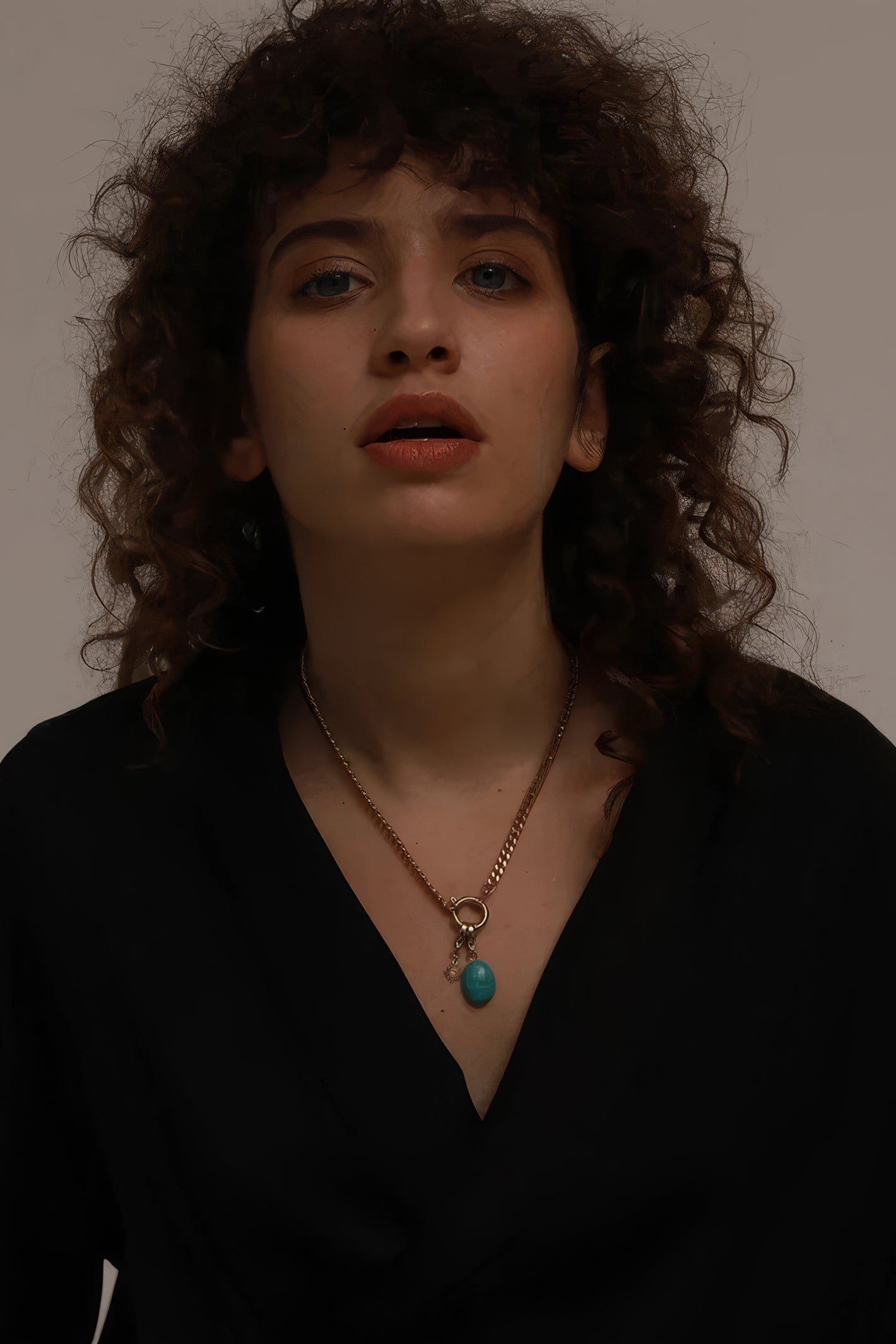 Misgraceful Ibiza Turquoise Large Pendant Necklace