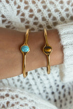 Misgraceful Oval Gemstone Tiger's Eye Bracelet