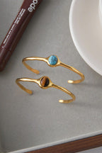 Misgraceful Oval Gemstone Tiger's Eye Bracelet