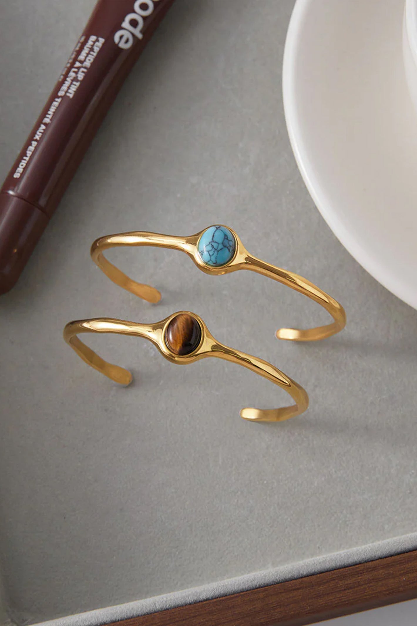 Misgraceful Oval Gemstone Tiger's Eye Bracelet