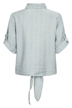 Nu Denmark Caitlin Blue Mint Tie Front Shirt 8726-40 303