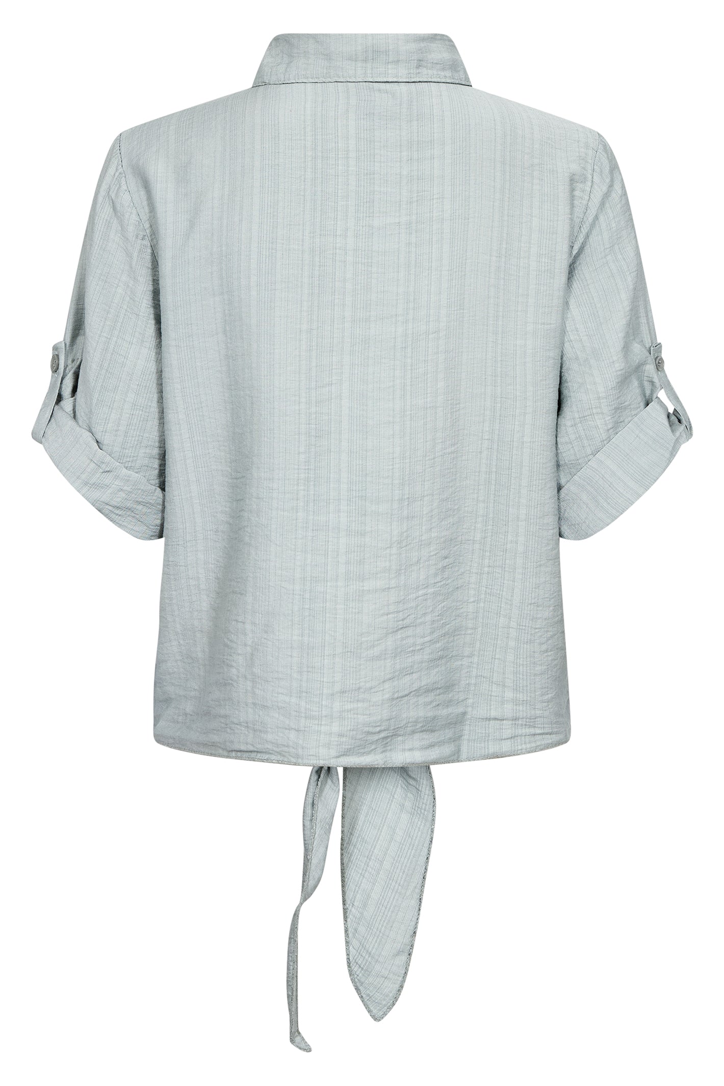 Nu Denmark Caitlin Blue Mint Tie Front Shirt 8726-40 303