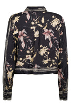 Nu Denmark Cara Black Mix Print Shirt 8746-40 000