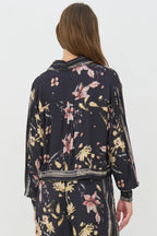 Nu Denmark Cara Black Mix Print Shirt 8746-40 000