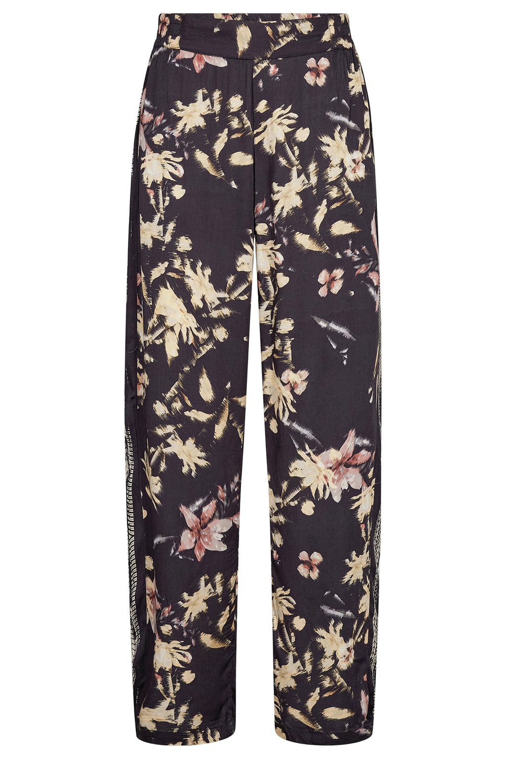 Nu Denmark Cara Black Mix Print Trousers 8746-10 000
