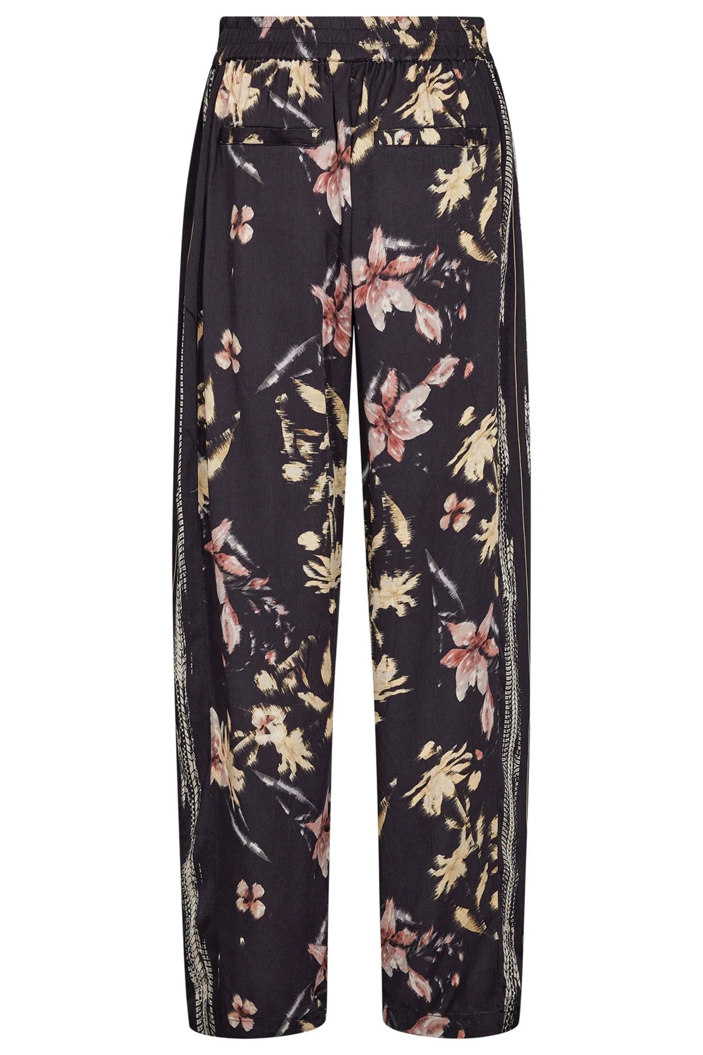 Nu Denmark Cara Black Mix Print Trousers 8746-10 000