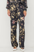 Nu Denmark Cara Black Mix Print Trousers 8746-10 000