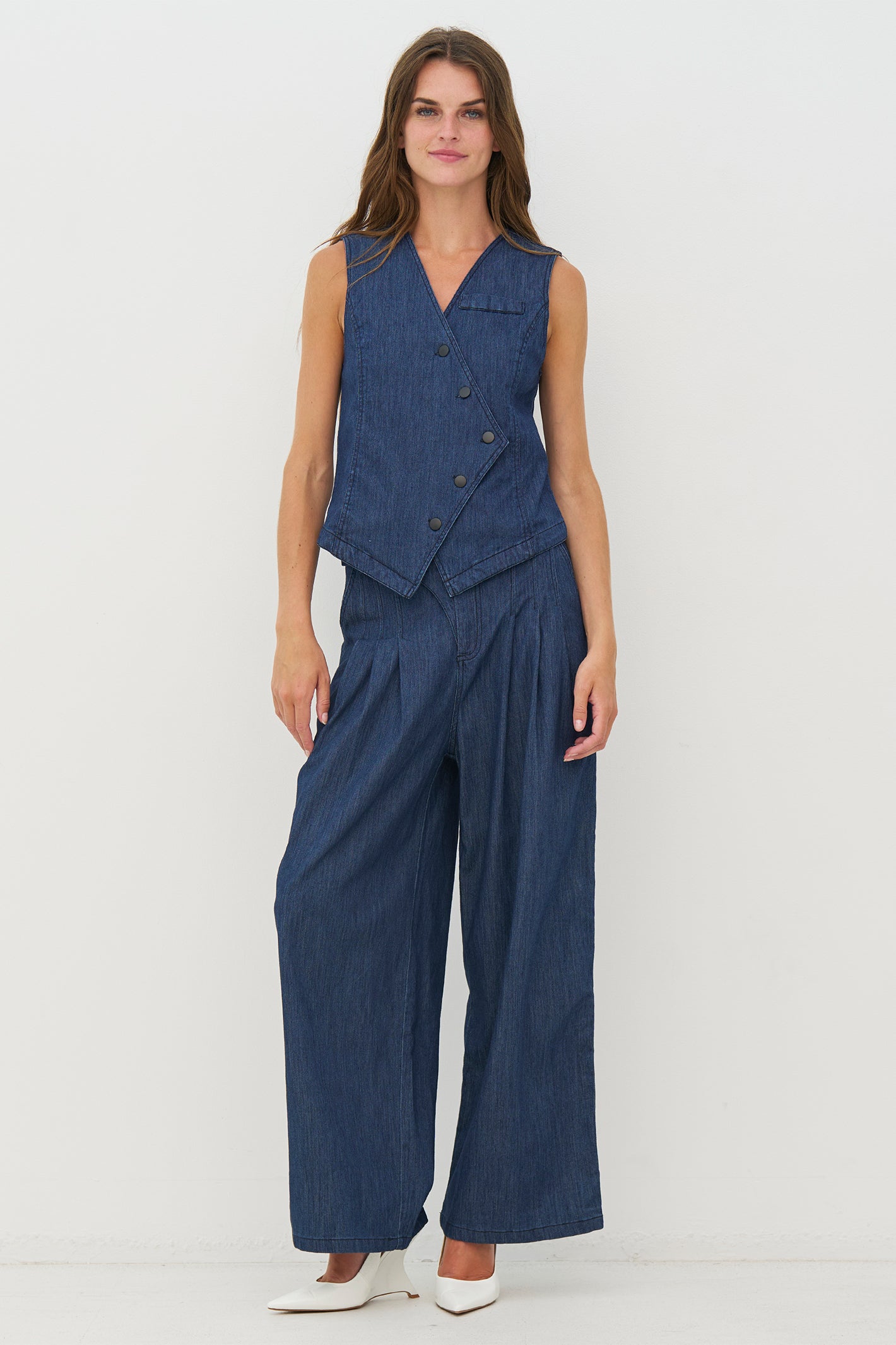 Nu Denmark Carlene Denim Blue Trousers 8727-10 481