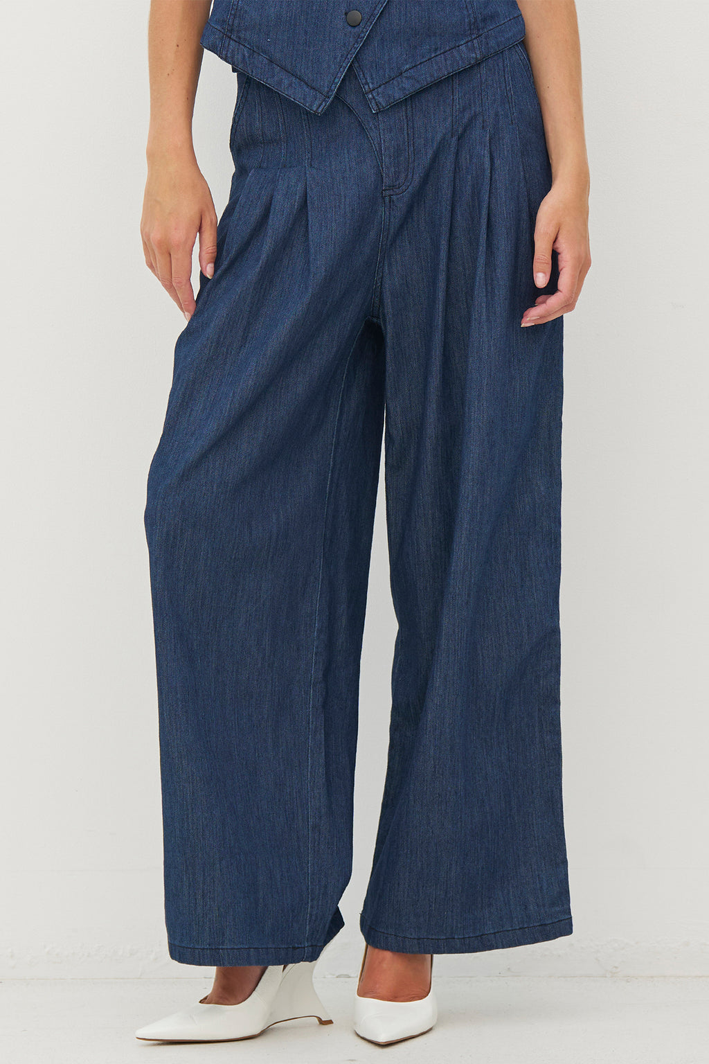 Nu Denmark Carlene Denim Blue Trousers 8727-10 481