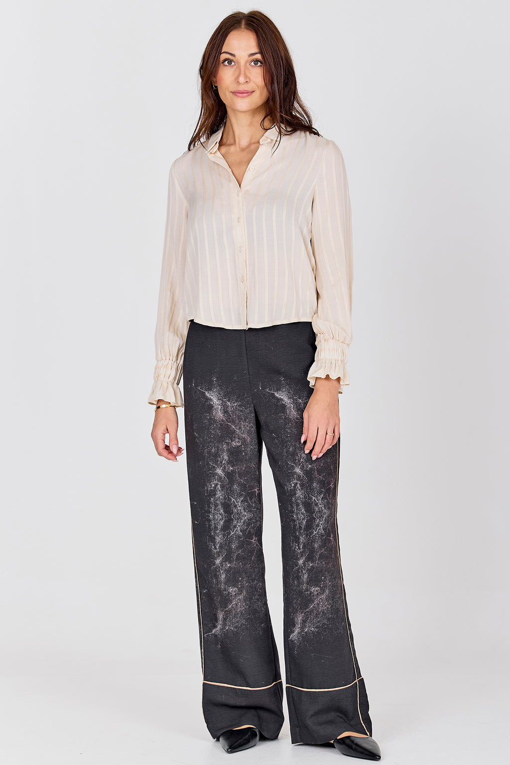 Nu Denmark Cherin Bone Beige Shirt 8710-40 112