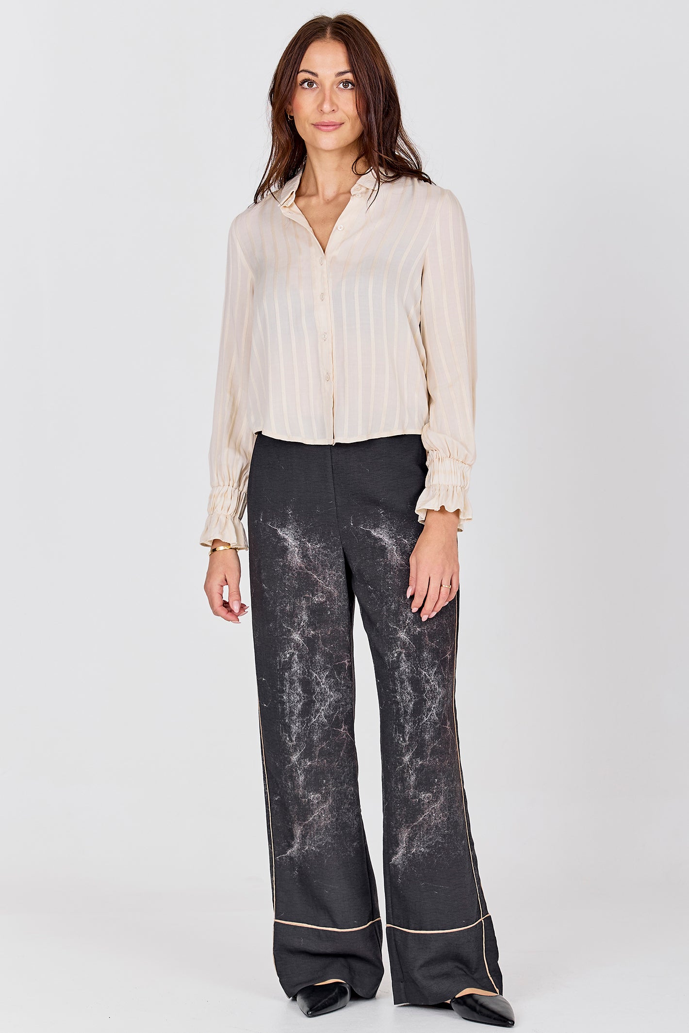 Nu Denmark Cherin Bone Beige Shirt 8710-40 112