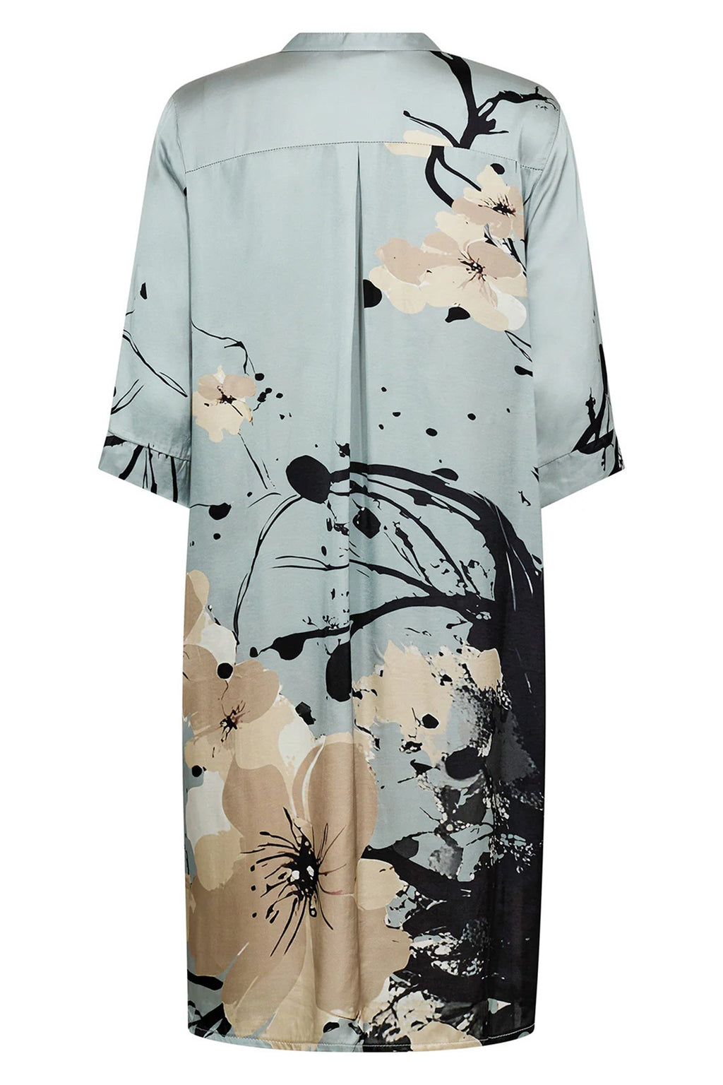 Nu Denmark Cilje Blue Mint Mix Print Tunic Dress 01-26 303