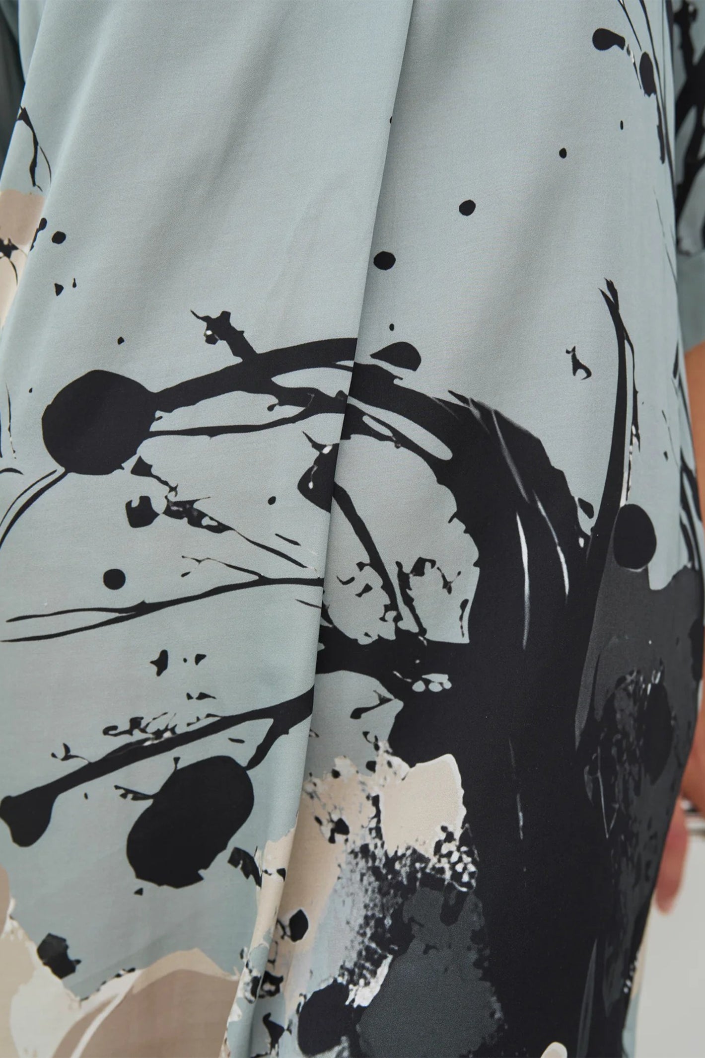 Nu Denmark Cilje Blue Mint Mix Print Tunic Dress 01-26 303