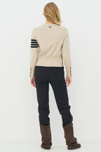 Nu Denmark Crista Seasand Mix Beige Cardigan 8749-65 125
