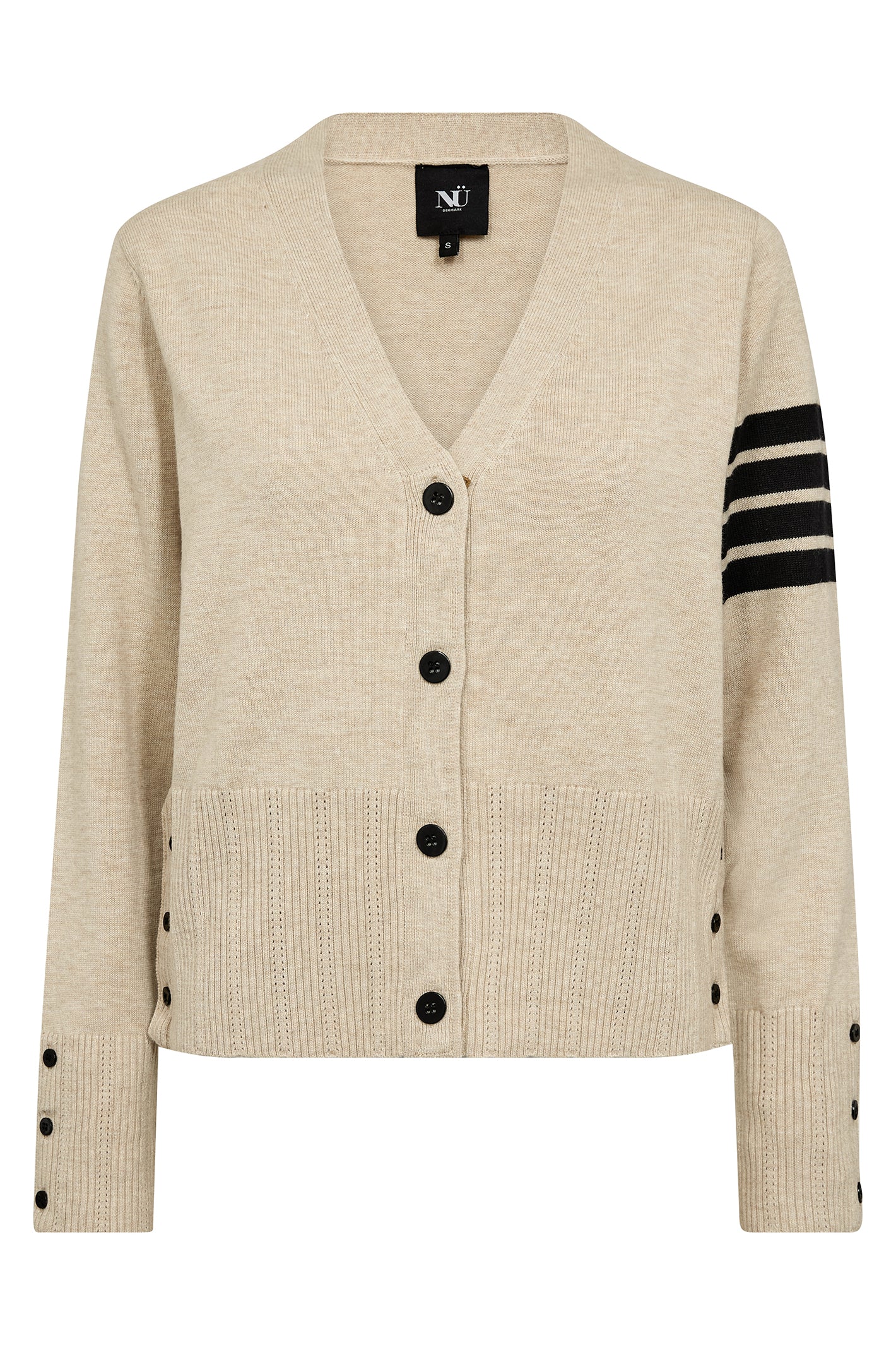Nu Denmark Crista Seasand Mix Beige Cardigan 8749-65 125
