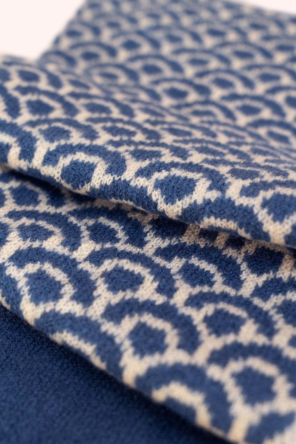 Powder Agatha Denim Mix Blue Scarf AGA2, fabric detail