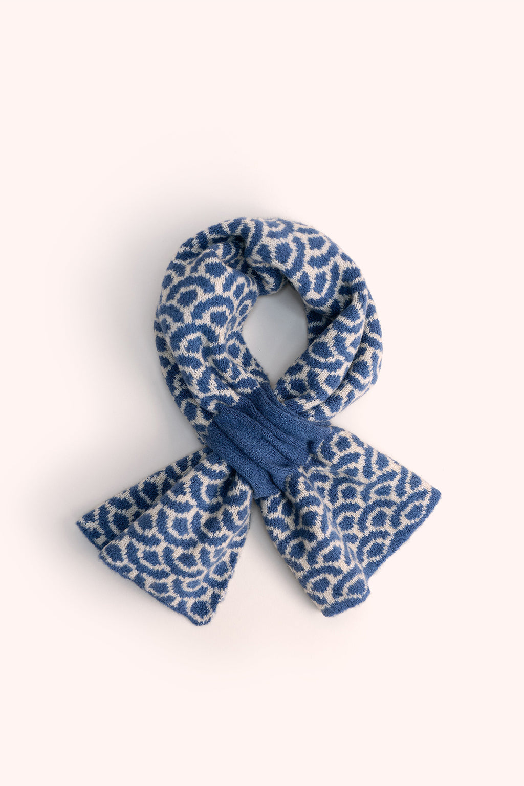Powder Agatha Denim Mix Blue Scarf AGA2, front view