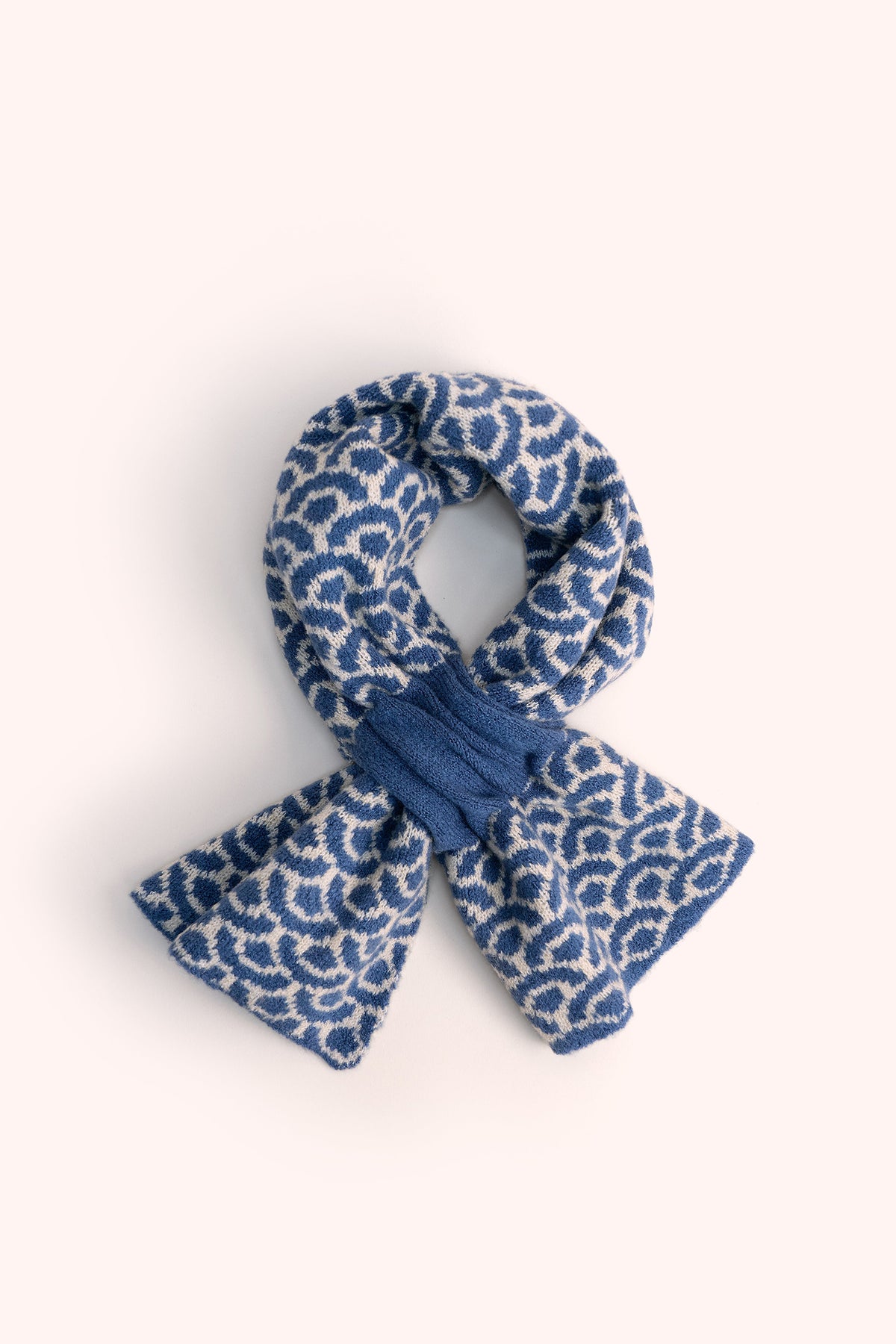 Powder Agatha Denim Mix Blue Scarf AGA2, front view