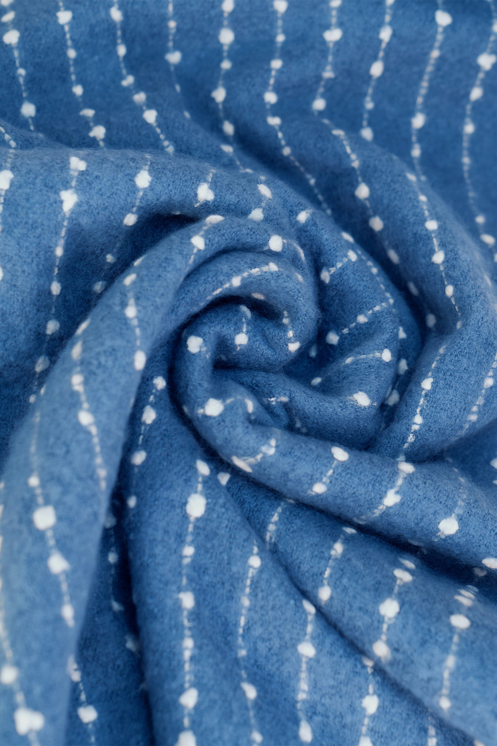 Powder Dakota Navy Scarf DAK7, fabric detail