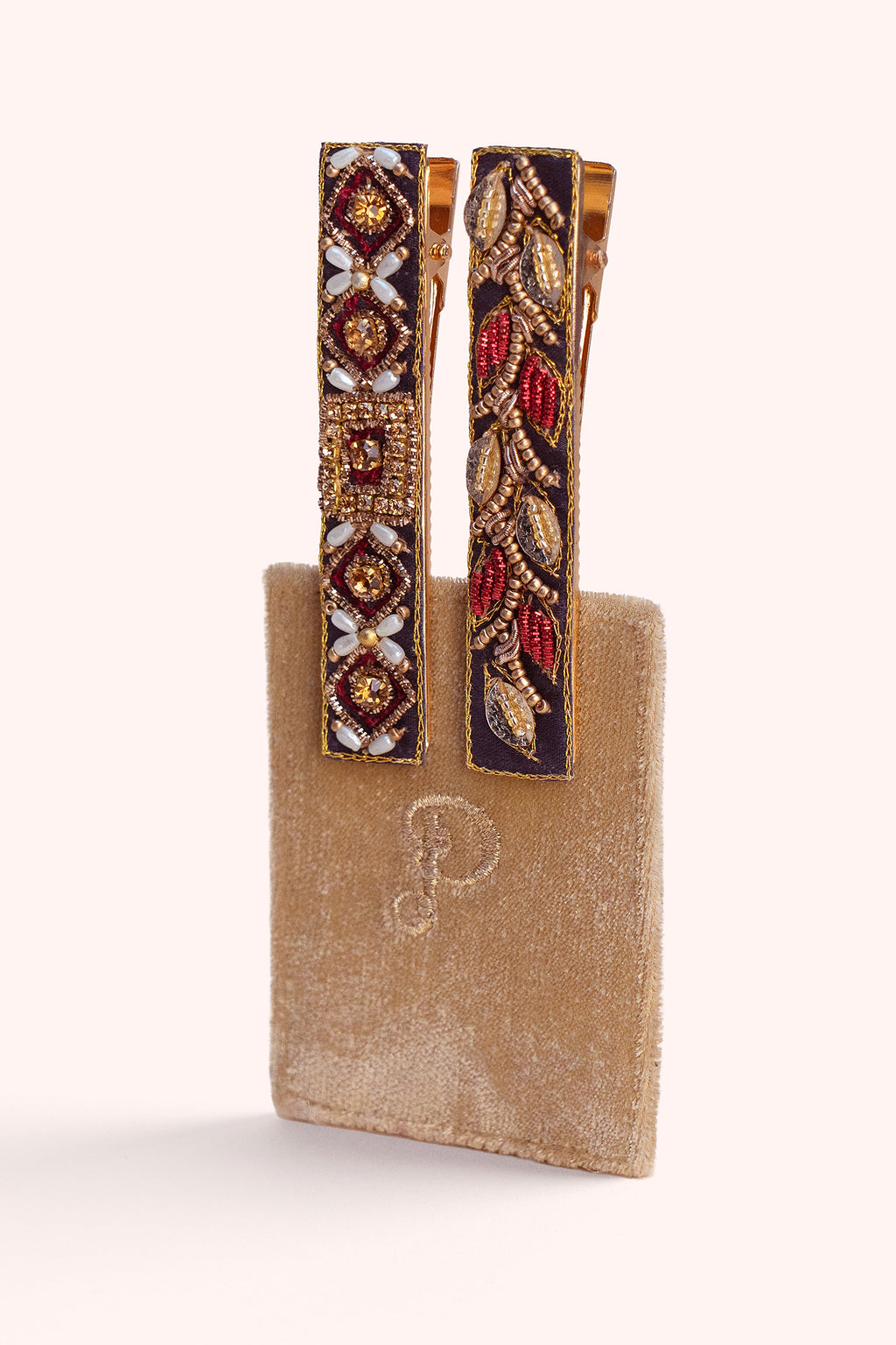 Powder Diamond Multicolour Hair Bars BAR27, front view