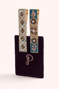 Powder Diamond Scroll Multicolour Hair Bars BAR28, front view