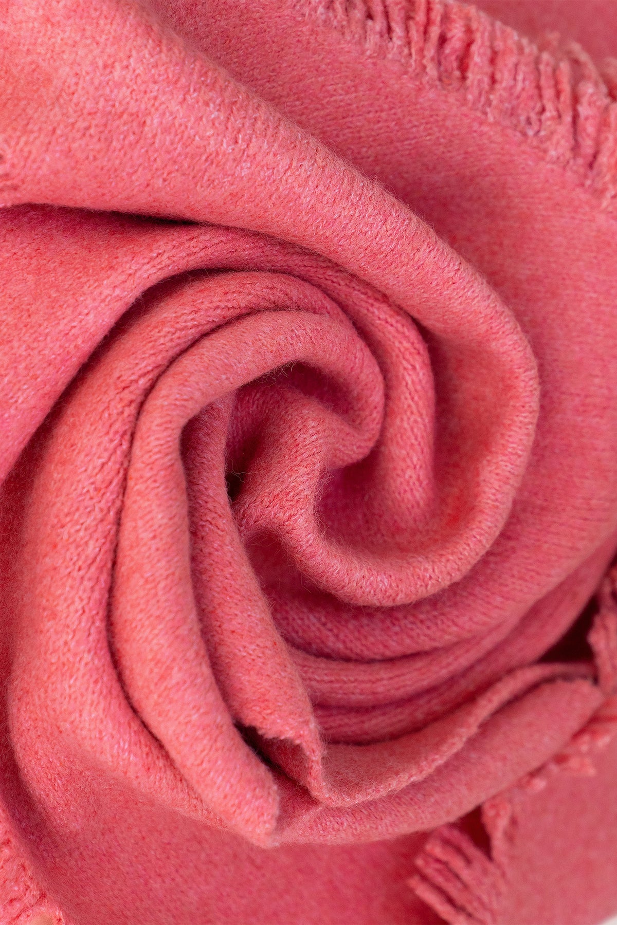 Powder Emily Coral Pink Scarf EMI4, fabric detail