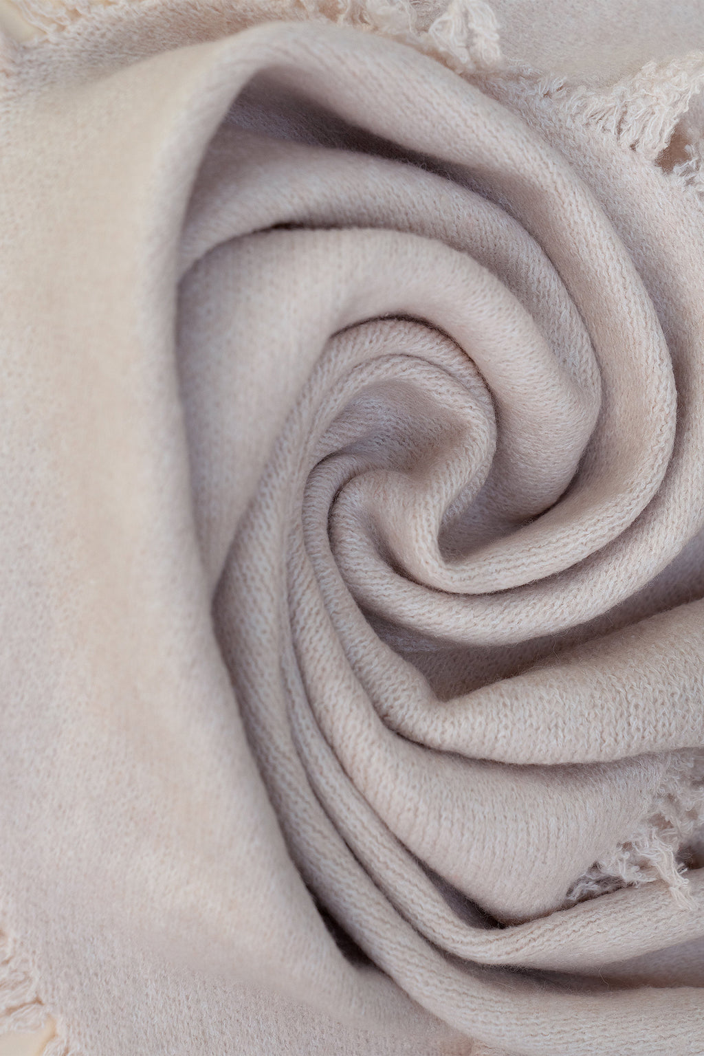 Powder Emily Cream Beige Scarf EMI5, fabric detail