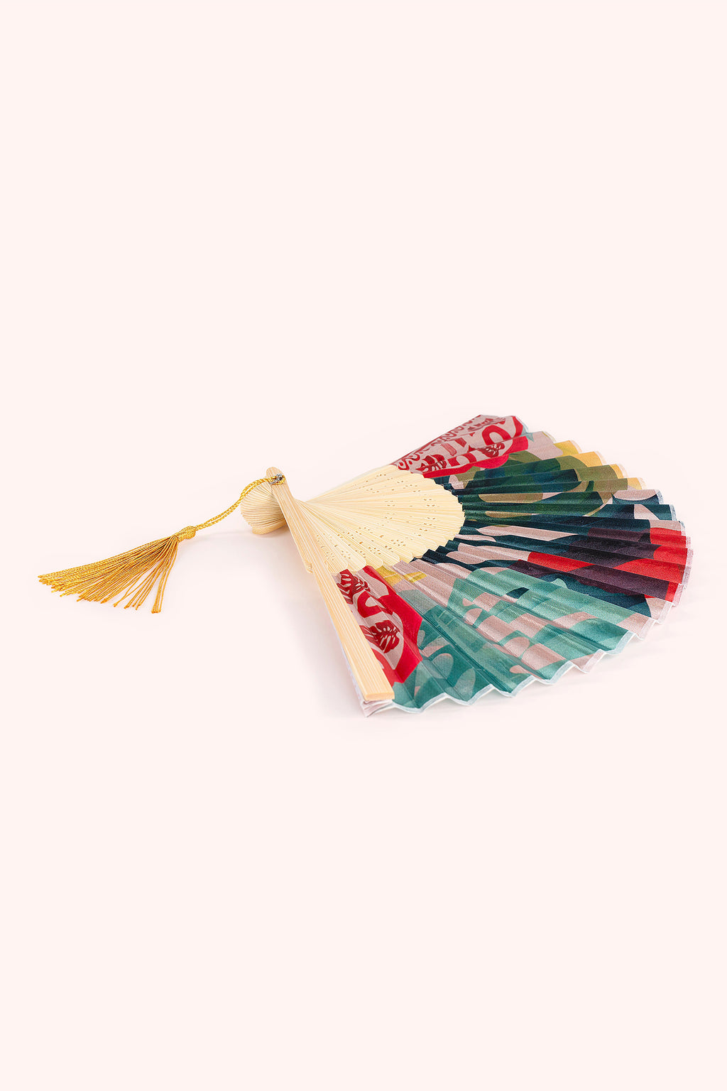 Powder FAN27 Exotic Leaves Fan