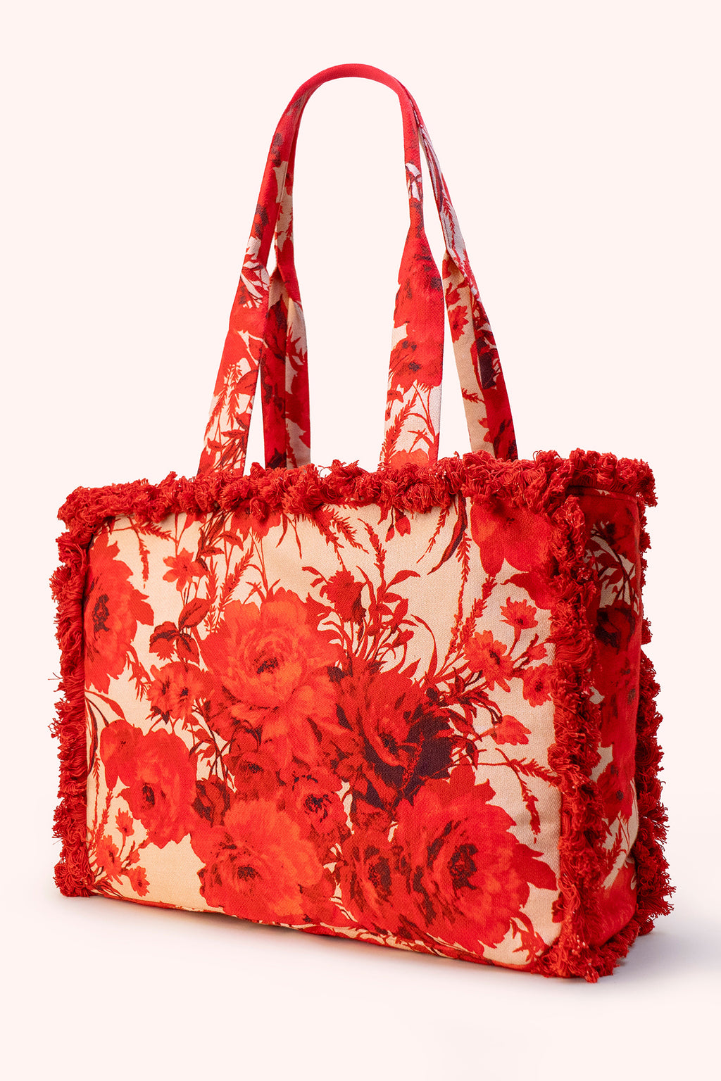 Powder FBT7 Rouge Blooms Fringe Box Bag