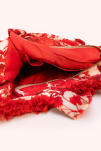 Powder FBT7 Rouge Blooms Fringe Box Bag
