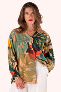 Powder SCJ2 Exotic Leaves Ladies Shirt