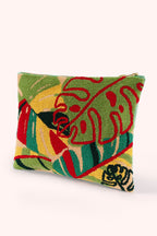 Powder TWP1 Exotic Print Cotton Tufted Pouch
