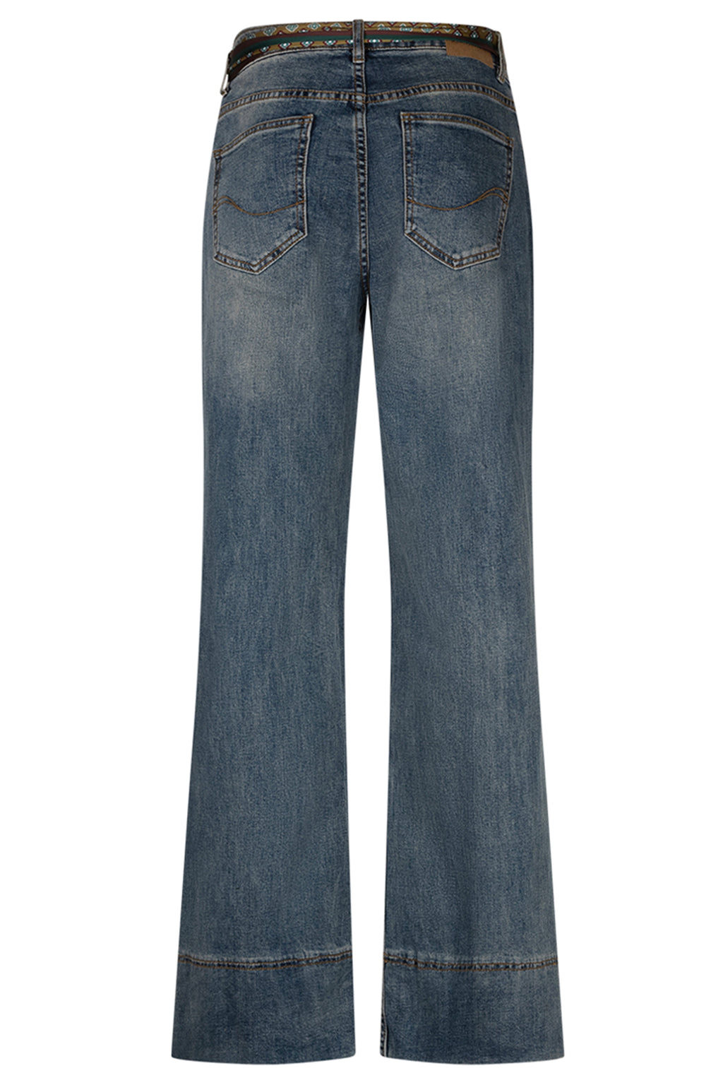 Red Button Brielle vintage wash jeans with scarf belt at OSO Boutique