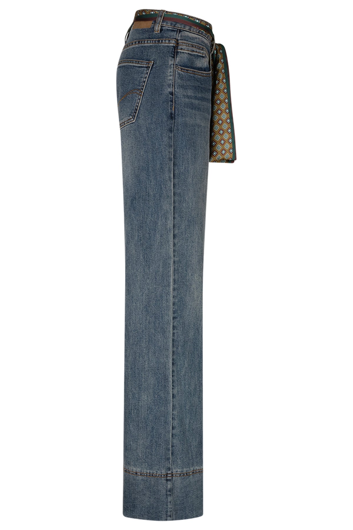 Red Button Brielle vintage wash jeans with scarf belt at OSO Boutique