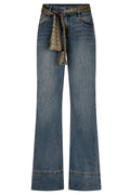 Red Button Brielle vintage wash jeans with scarf belt at OSO Boutique