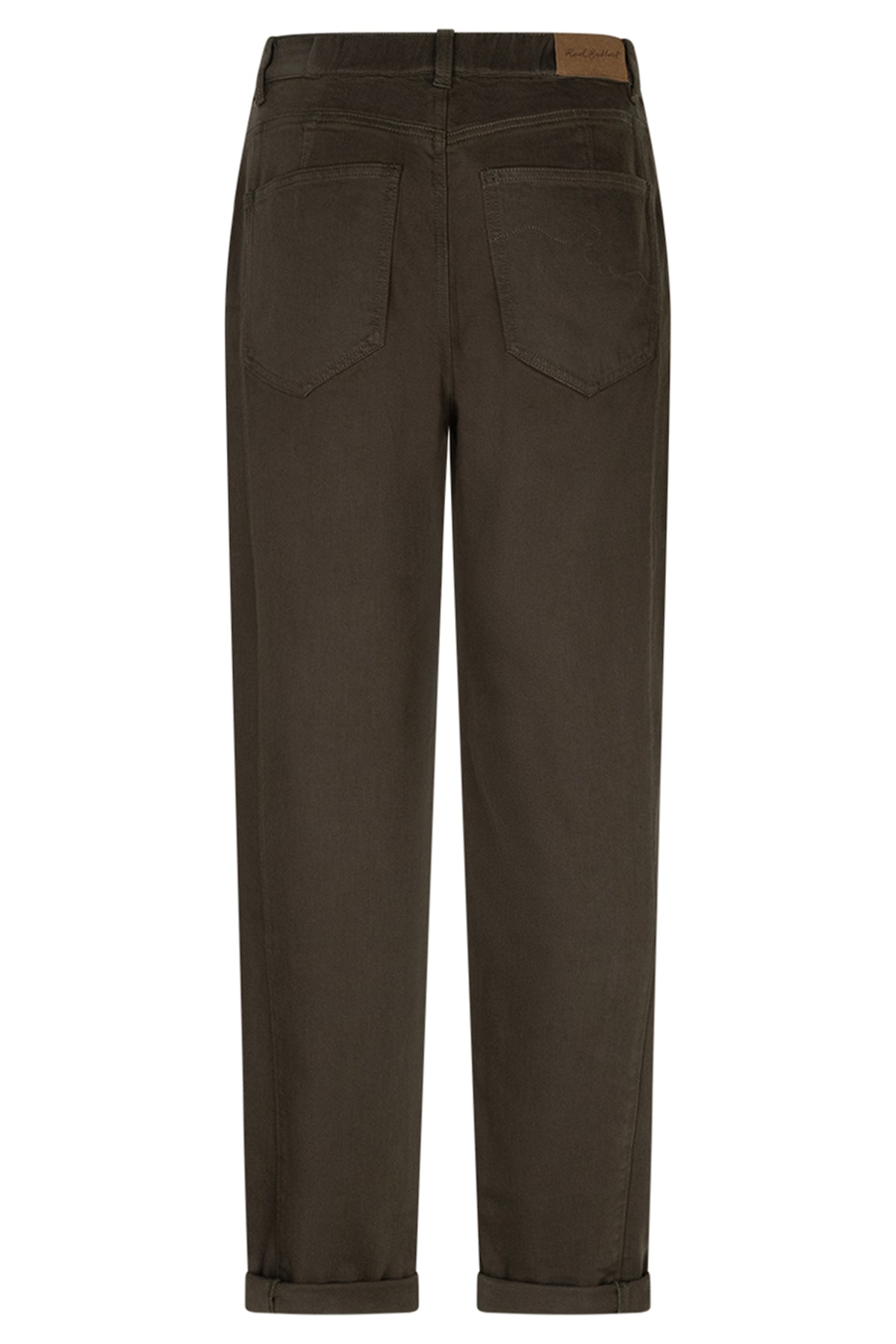 Red Button Caitlina side patch dark green trousers at OSO Boutique