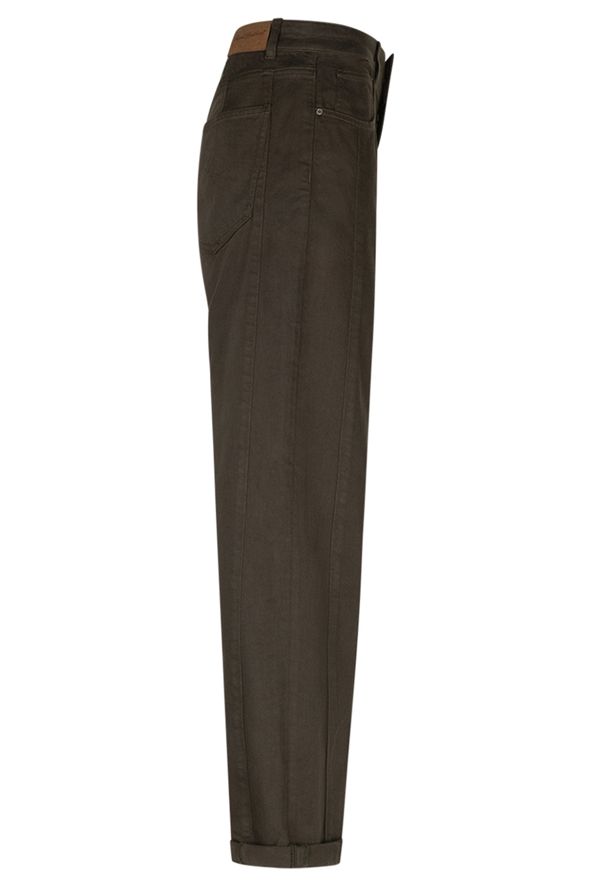Red Button Caitlina side patch dark green trousers at OSO Boutique
