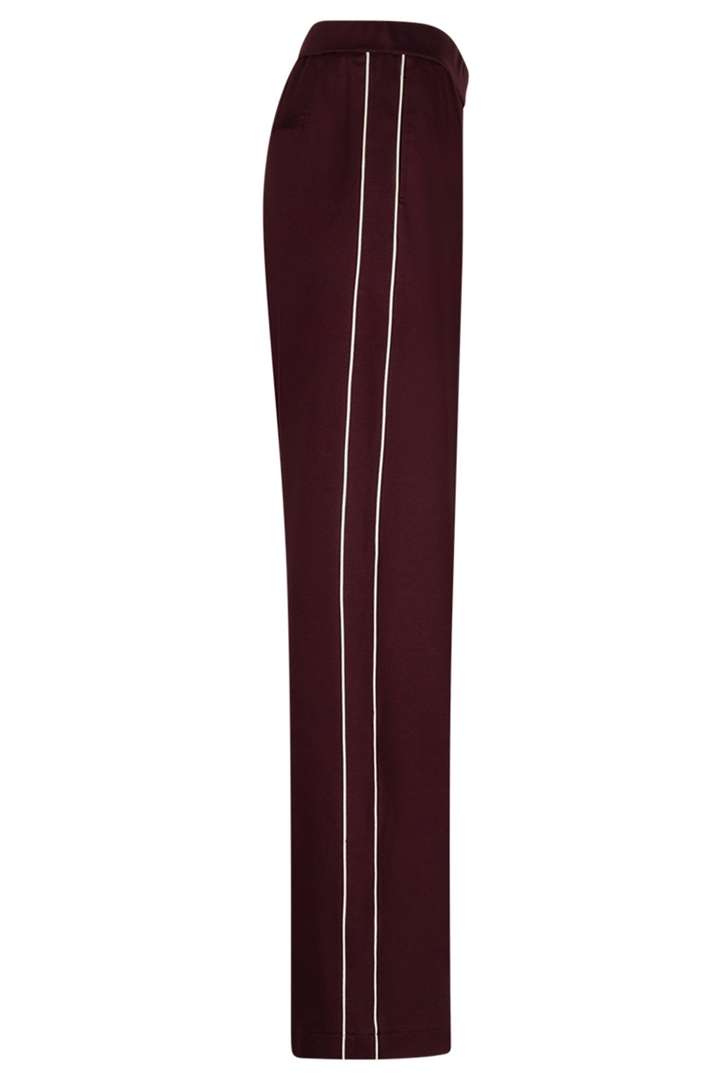 Red Button Colette burgundy punta trousers with piping at OSO Boutique