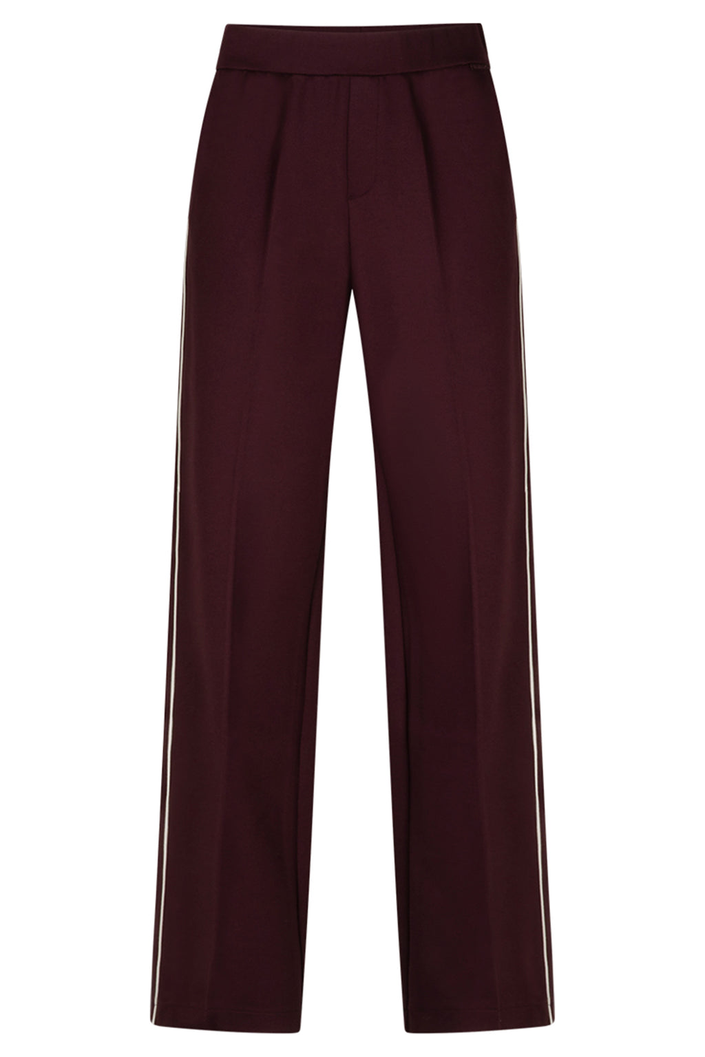 Red Button Colette burgundy punta trousers with piping at OSO Boutique
