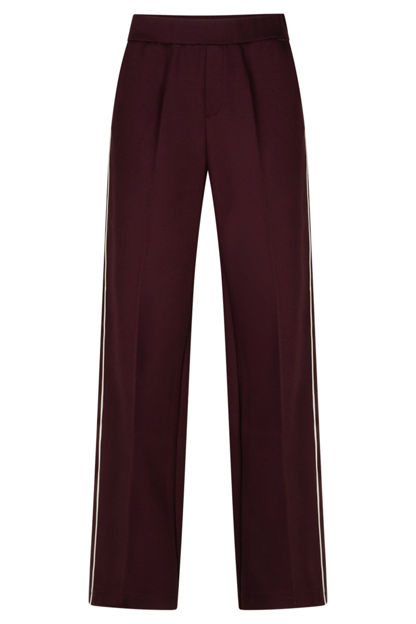 Red Button Colette burgundy punta trousers with piping at OSO Boutique