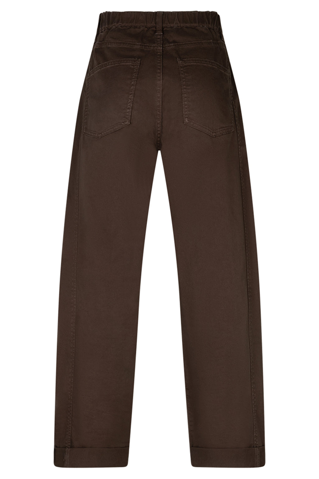 Red Button Margot mud brown fine twill trousers at OSO Boutique