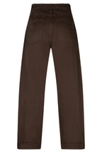 Red Button Margot mud brown fine twill trousers at OSO Boutique