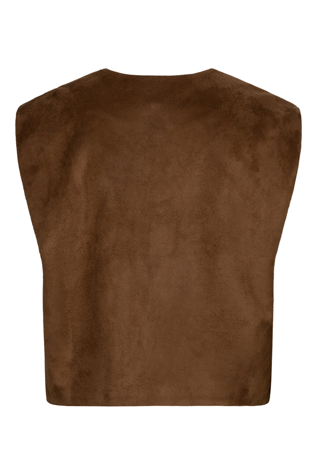 Red Button praline faux suede waistcoat at OSO Boutique