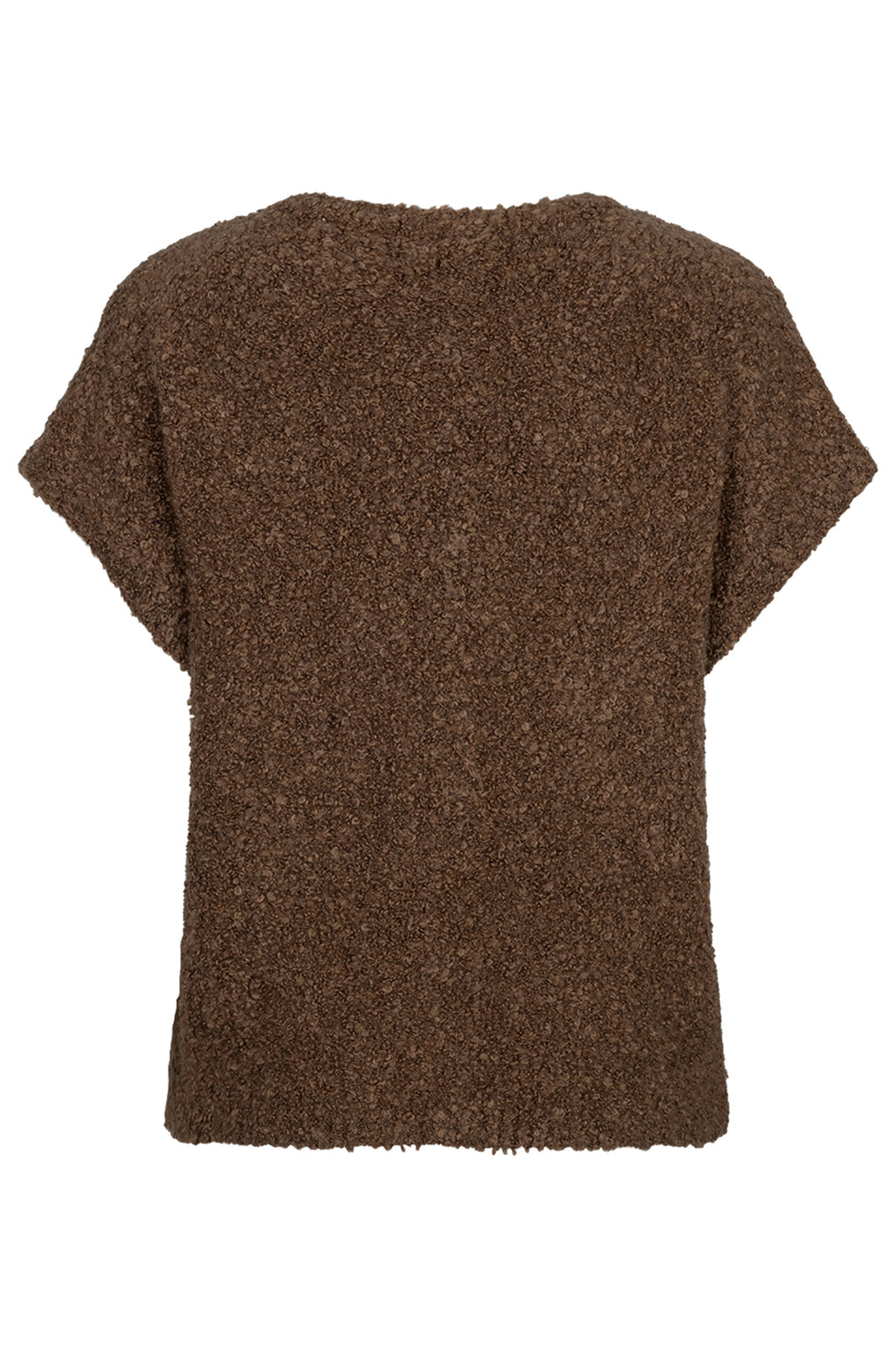 Red Button sleeveless mud boucle cardigan at OSO Boutique