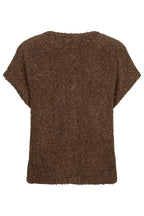 Red Button sleeveless mud boucle cardigan at OSO Boutique