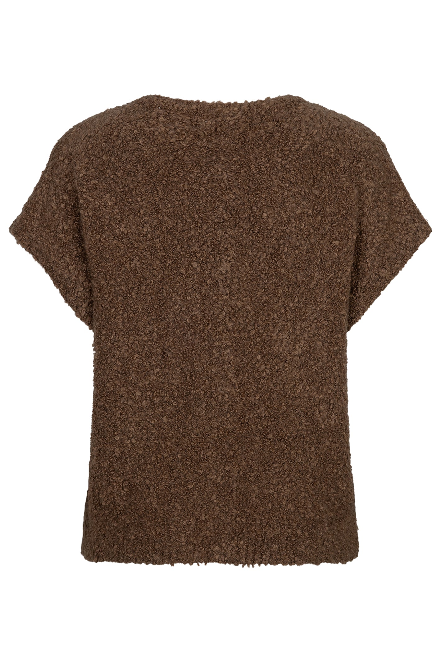 Red Button sleeveless mud boucle cardigan at OSO Boutique